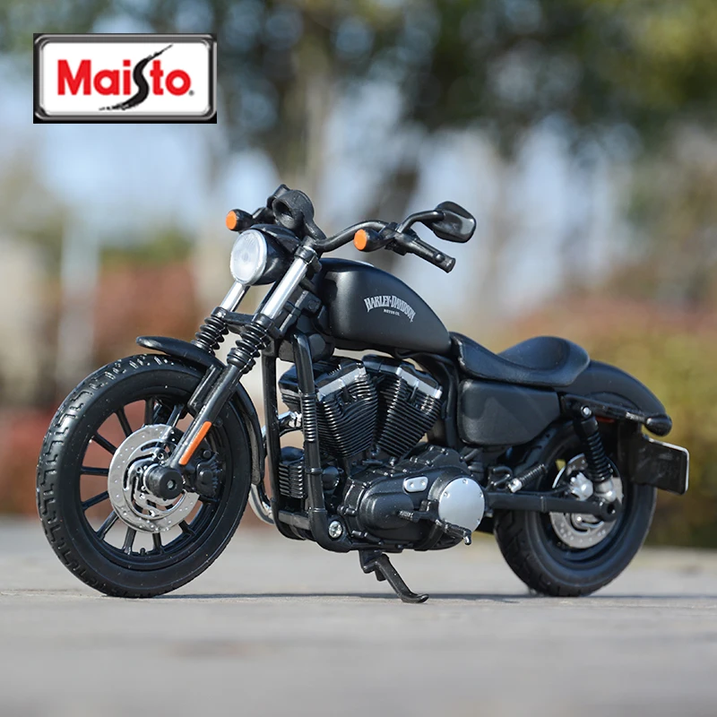 Maisto 1:12 Harley Davidson 2014 Sportster Iron 883 odlew pojazdy kolekcjonerskie hobby Model motocykla zabawki