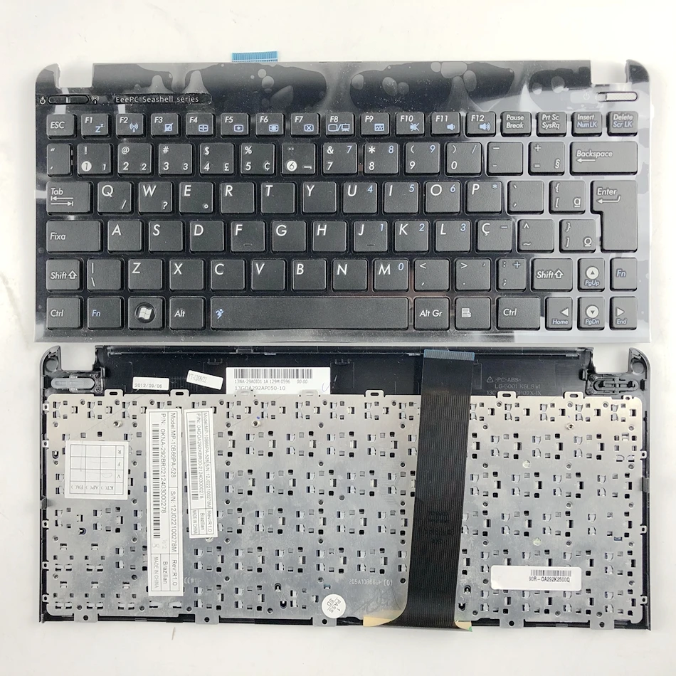 

Brazil Laptop Keyboard For Asus Eee PC 1015 1015B 1015BX 1015PW 1015CX 1015PD 1011 1015PX With Frame BR Layout