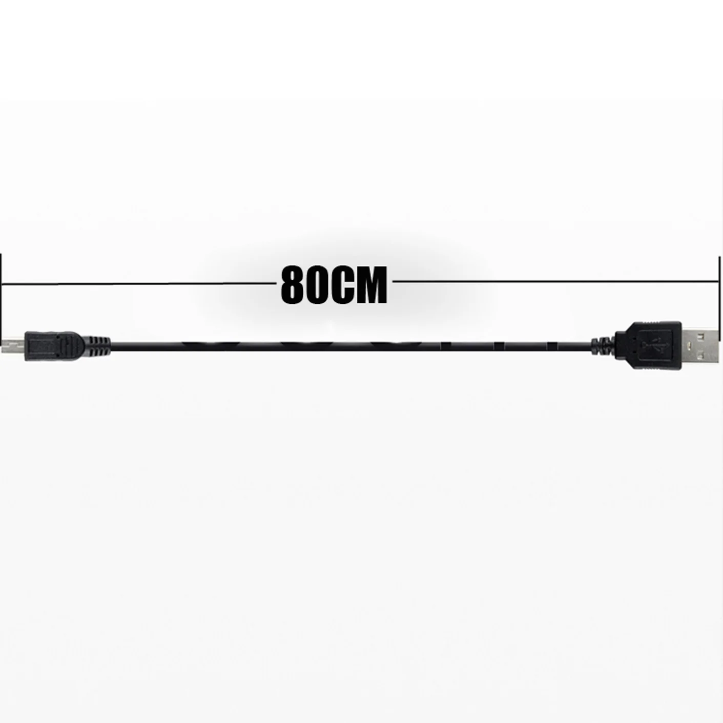 BGreen 80CM Mini USB To USB A Charging Cable Sync Data Transferring For MP3 Player Hard Disk Camera Mini Speaker Digital Devices