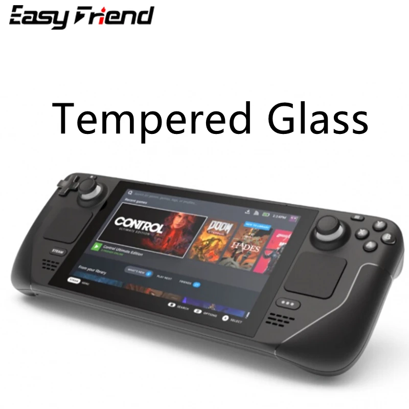 For Value Steam Deck Screen Protector Toughened Protective Film Guard Premium Tempered Glass