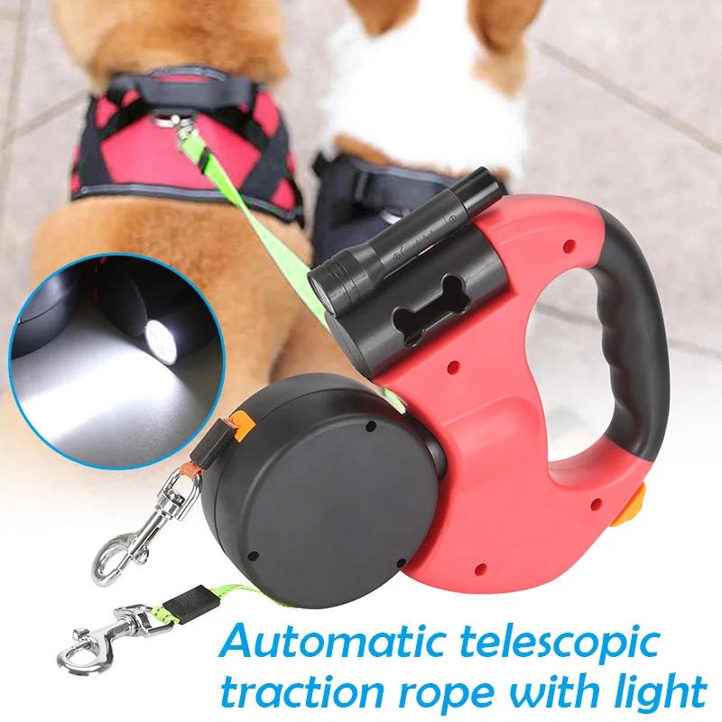 Retractable Dog Leash with Anti-Slip Handle, Durable, Rust Proof, Enhance Retraction Technology, Dog Leas for Outdoor Travel 2