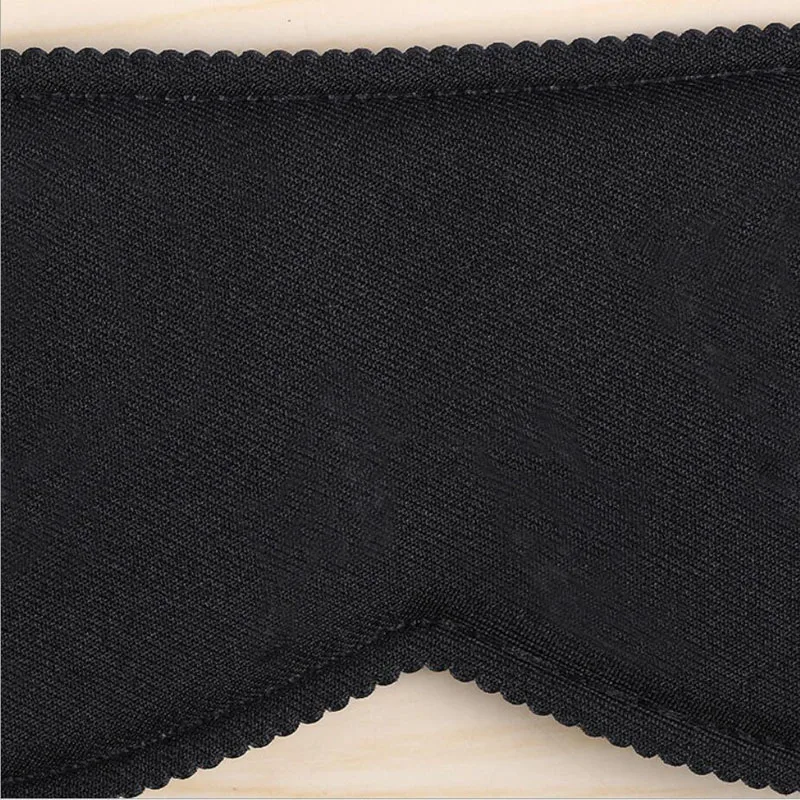 Classical pure black Sleep Eye Mask Portable Travel Eye Shade Eyes cover Sleep & Snoring Health Care MR145