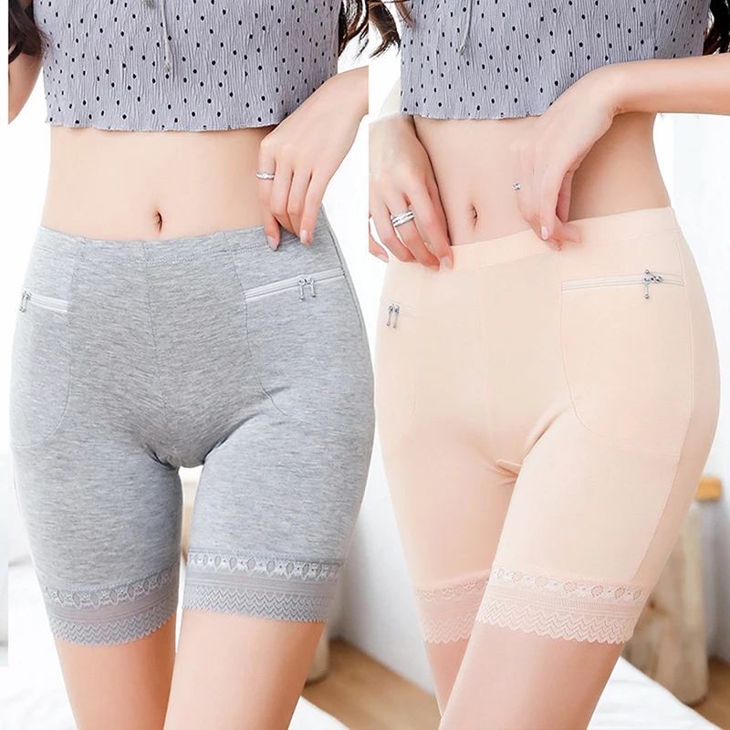 Vrouwen Slipje Naadloze Veiligheid Korte Broek Vrouwen Hoge Taille Stretch Shorts Slips Afslanken Ondergoed Lingerie Vrouwen Shorts