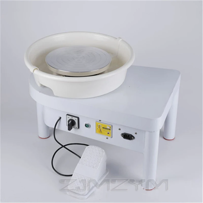 

25cm 350W Electric Pottery Wheel Shapes Ceramic Machine Household Children Ceramic Drawing Machine With Tray Foot Pedal