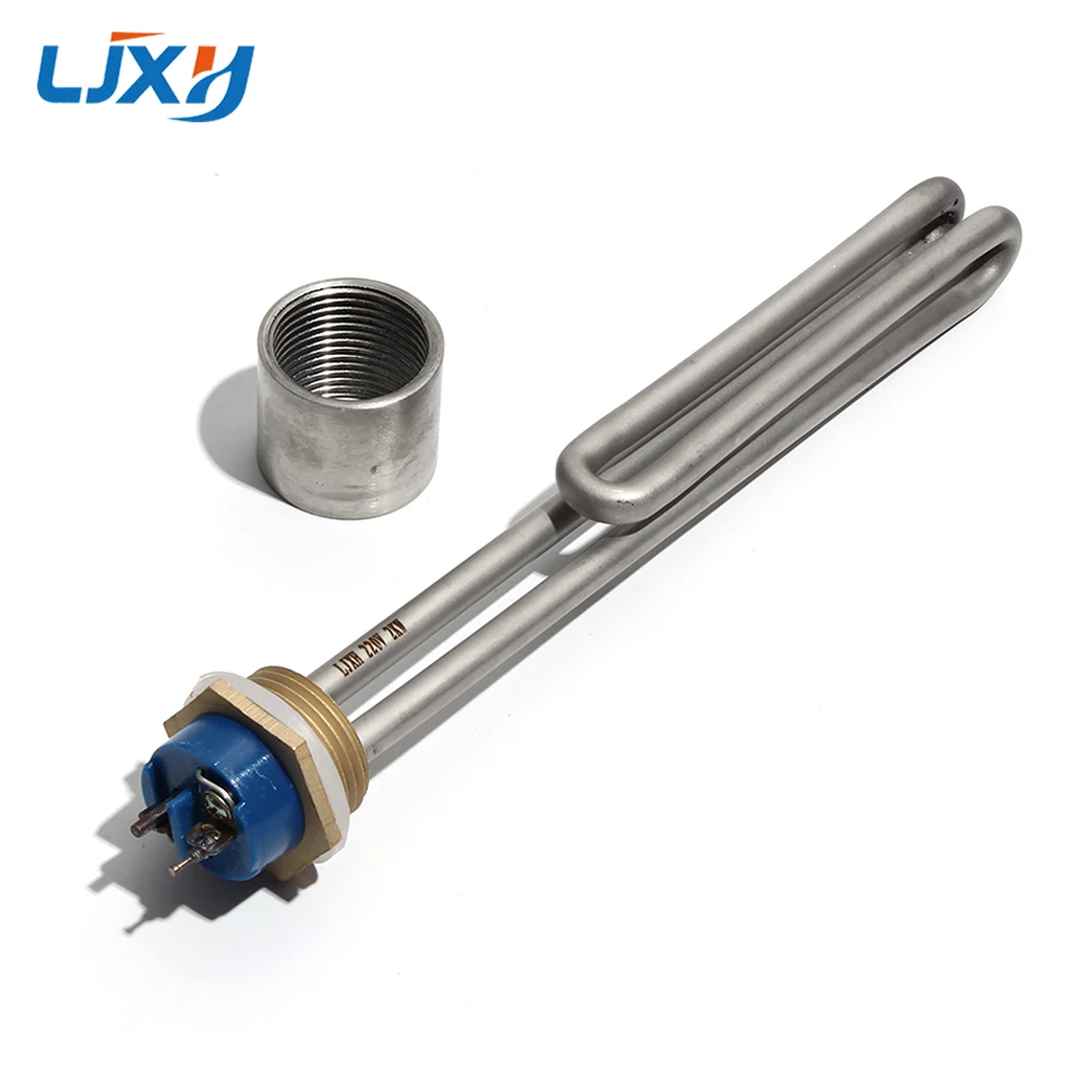 LJXH Foldback Screw In Electric Water Heater Element with 1 INCH NPT Thread 1KW/2KW/3KW/4KW/6KW 201 Stainless Steel