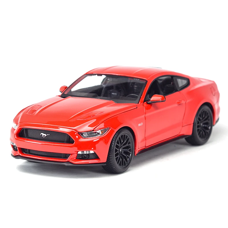 Maisto 1:18 2015 Ford Mustang Sports Car Static Simulation Die Cast Vehicles Collectible Model Car Toys