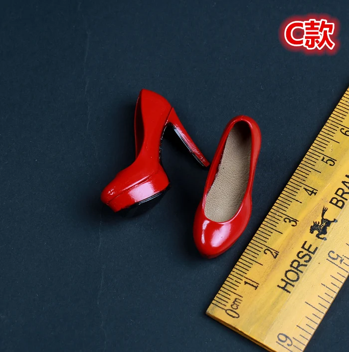 In Stock 1/6 Scale Female Soldier Heel Shoes Platform Court Model Accessory for 12'' Figure Body Fans Collectible DIY Toys