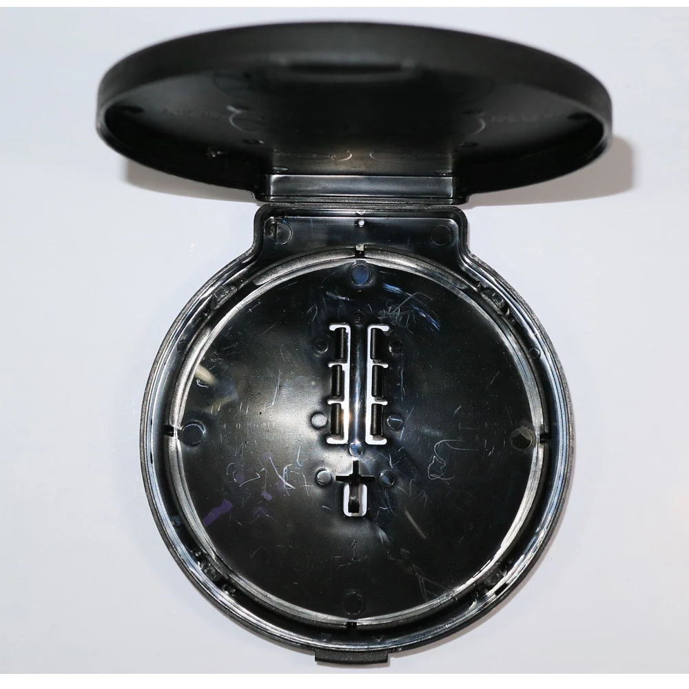 حمل صندوق واقي التروس لبيج أسود مخفي ميكروفون سماعة الرأس البلاستيك