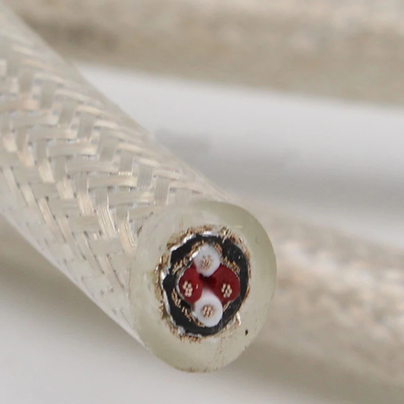 QED 4 core silver plating RCA audio cable signal cable for Audiophile