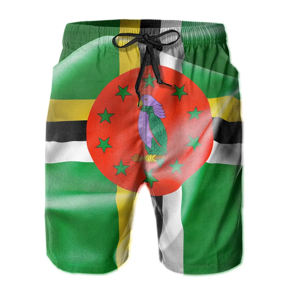 Venda quente clássico novidade causal respirável secagem rápida engraçado legal sarcástico r333 solto dominica bandeira masculina shorts masculino conjunto