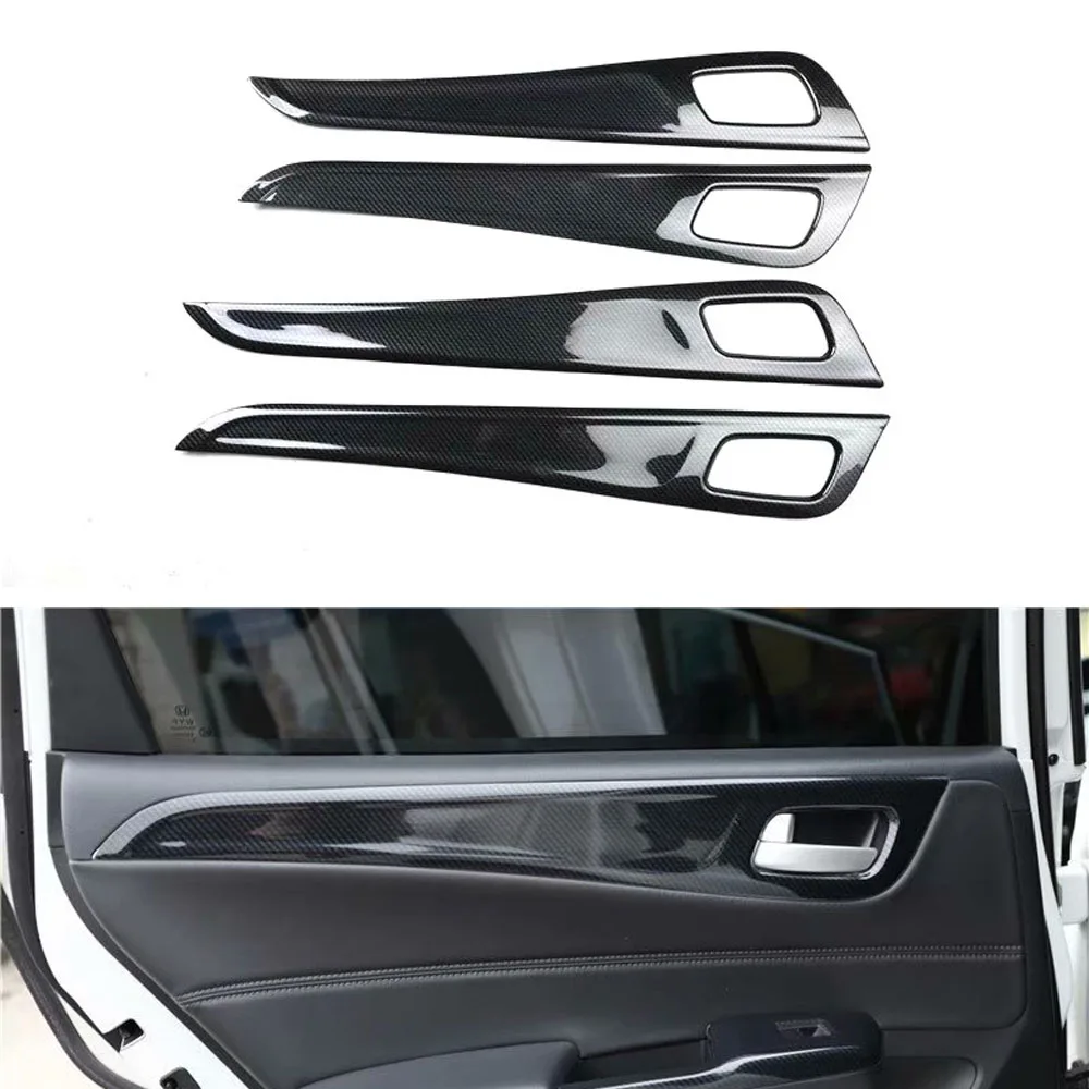 4Pcs/set Car Interior Door Handle Frame Trim Styling For Honda Jetta 2013-2020 Left Hand Drive ABS Car Accessories