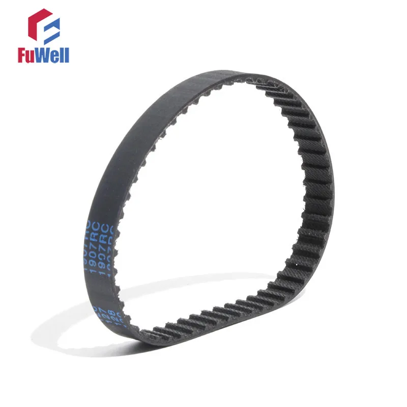 XL Type Timing Belt Closed Loop Black Rubber Pulley Belt 126/128/130/132/134/140XL 10mm/15mm Width Gear Pulley Belt