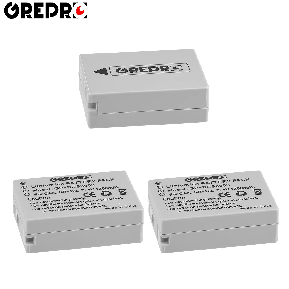 Bateria NB-10L de 1300mAh + carregador NB 10L com porta tipo c para câmera Canon PowerShot G1 X, G3 X, SX40 HS, SX50 HS, SX60 HS