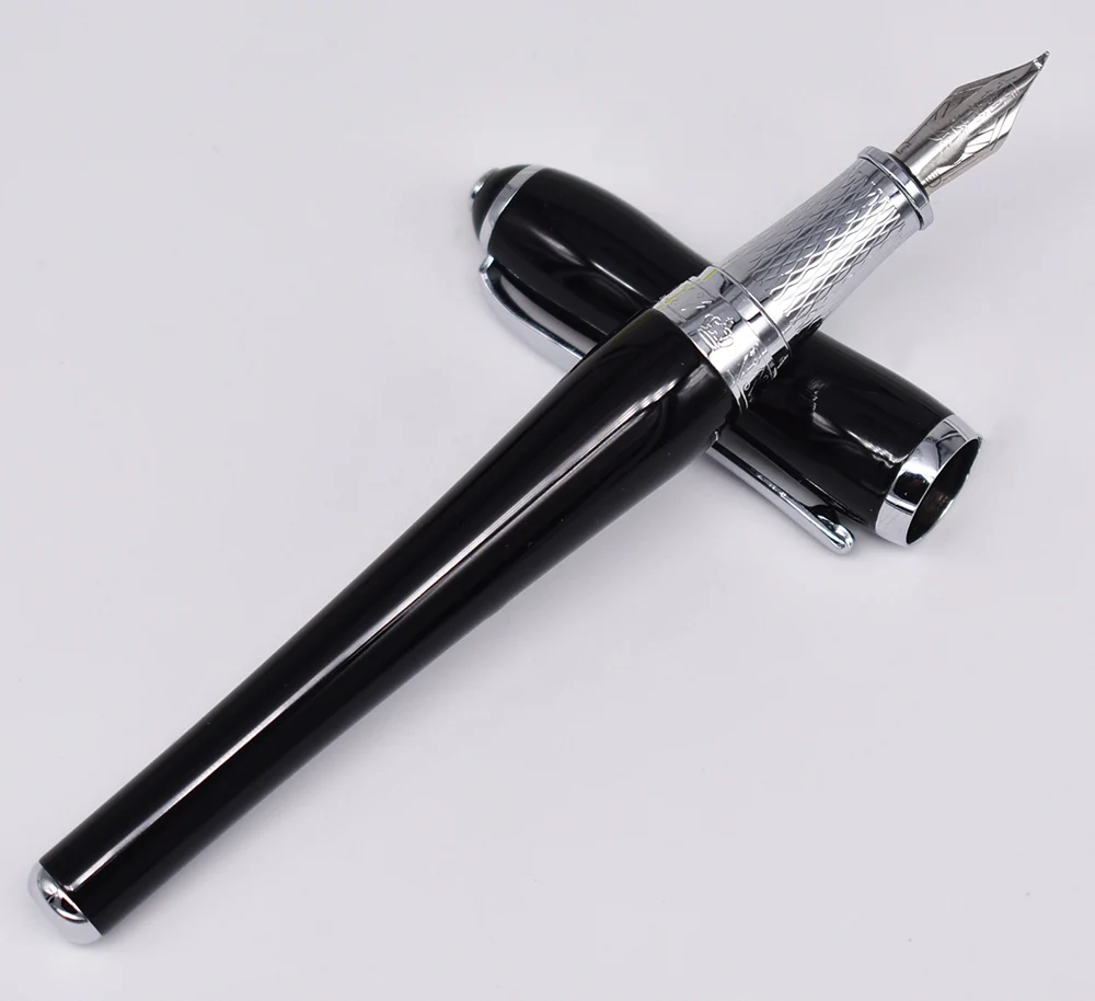 Duke Elegante Kalligraphie Brunnen Stift Klassischen Gebogen Nib Schreiben Geschenk Stift, Schwarz Farbe Business Office Home Liefert