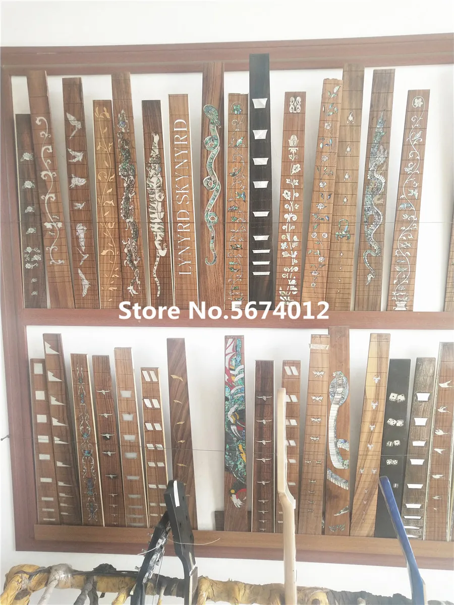 The latest customized version of electric guitar guitar fingerboard mark inlay can be customized according to the requirements