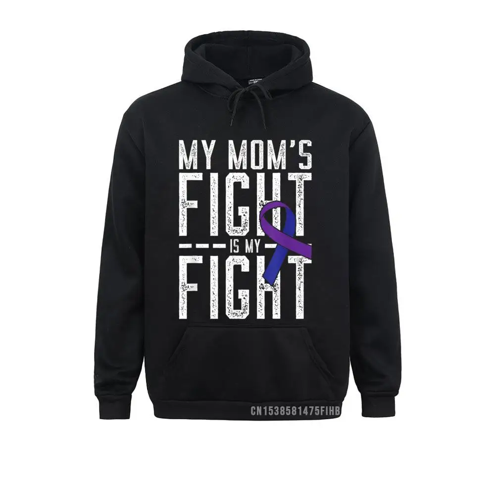 

My Mom's Fight Is My Fight Rheumatoid Arthritis Awareness Hoodie Prevalent Funny Sweatshirts Men Hoodies Fall Tight Hoods