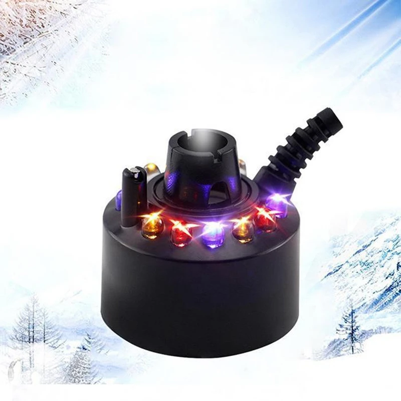 12 Led Industrial Incubator Humidifier Pond Atomizer Air Udifiermih DC 24V Mist Maker Fogger Water Fountain