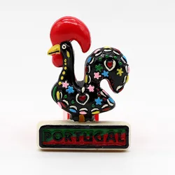 fridge magnets Portugtourist souvenir 3d refrigerator paste Portugal  model magnetic paste home decoration cartoon rooster