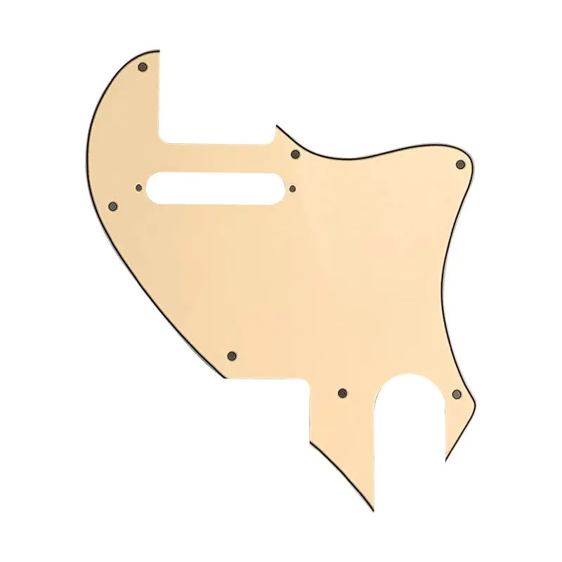 Pleroo Guitar Parts For US Telecaster Tele F Hole Hybrid Guitar Pickguard Scratch Plate Tele Conversion Pickup With Fixing Hole