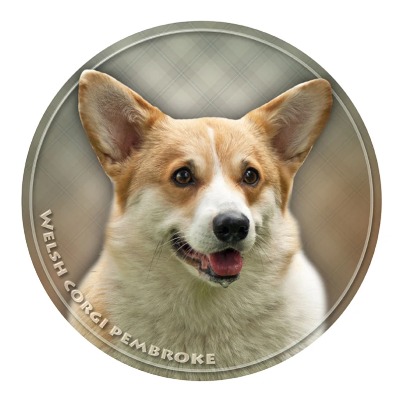 

S40369# Various Sizes PVC Decal Welsh Corgi Dog Animal Car Sticker For Bumper Rear Window Laptop Refrigerator Toilet