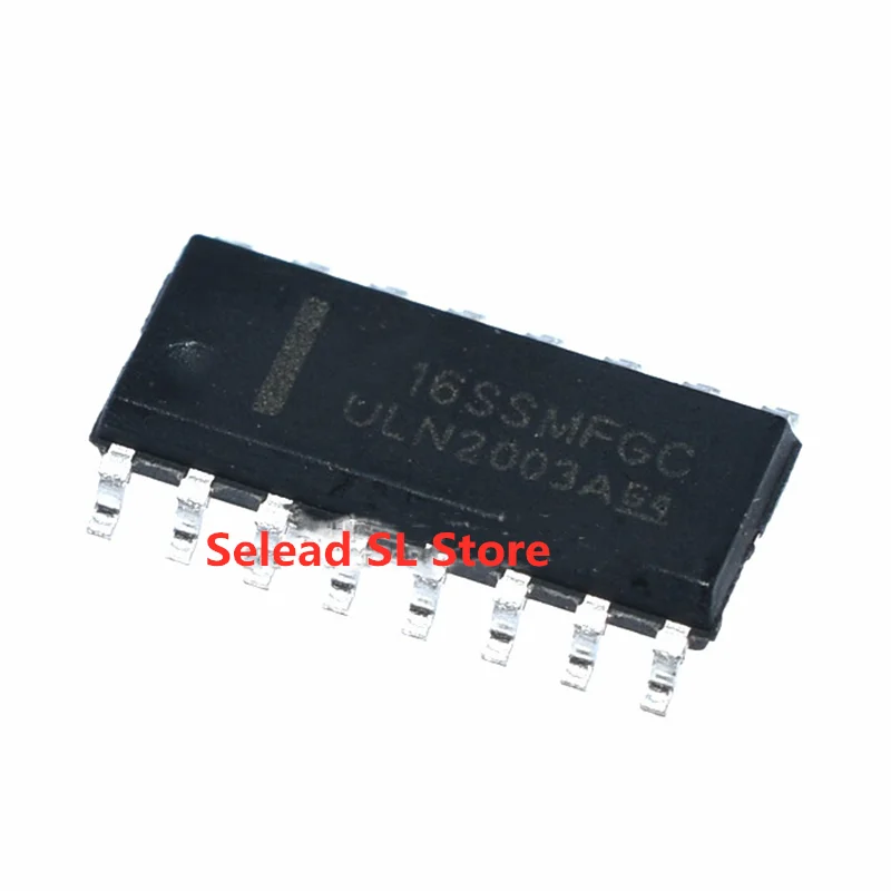10 buah/lot ULN2003A ULN2003 SOP16 arus tegangan tinggi