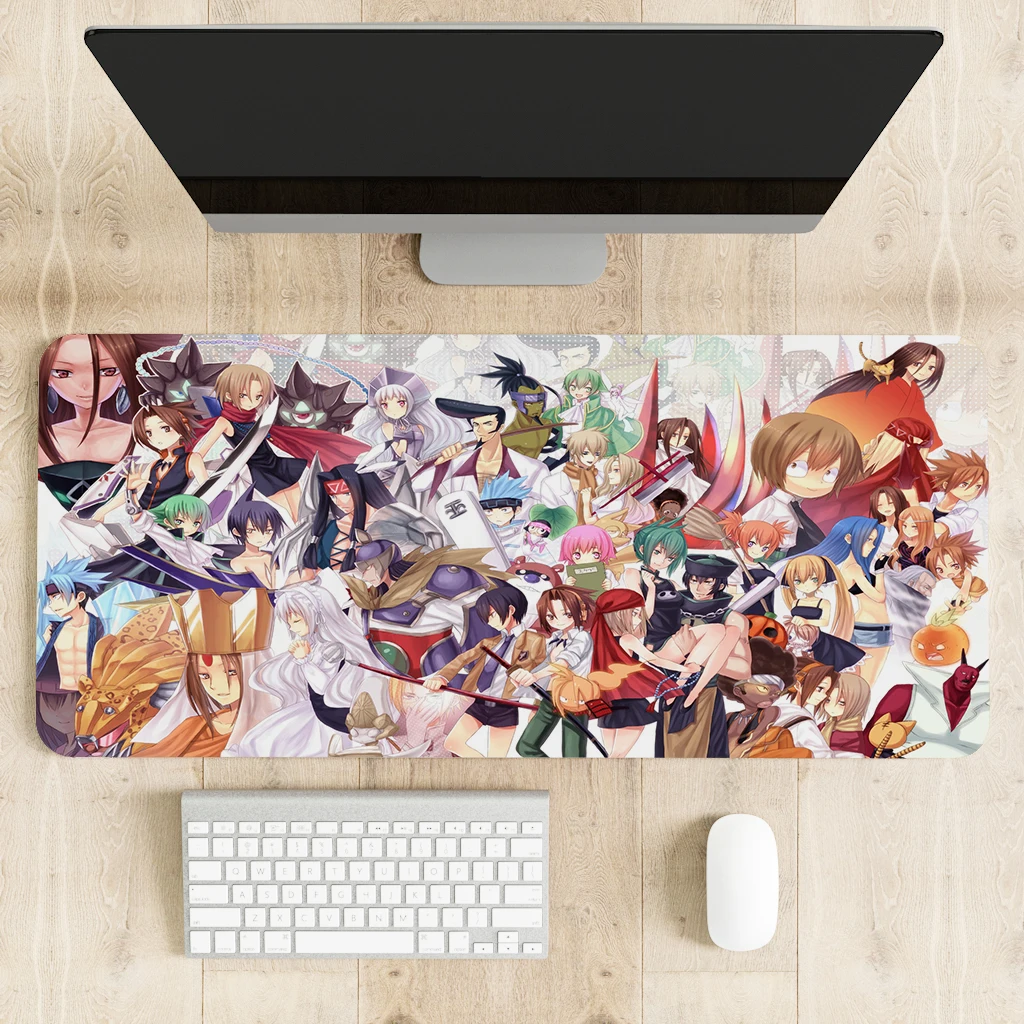 YNDFCNB Your Own Mats Anime Shaman King Laptop Computer 90x40cm Mousepad for CS GO/LOL Top Selling Wholesale Gaming Mouse Pad