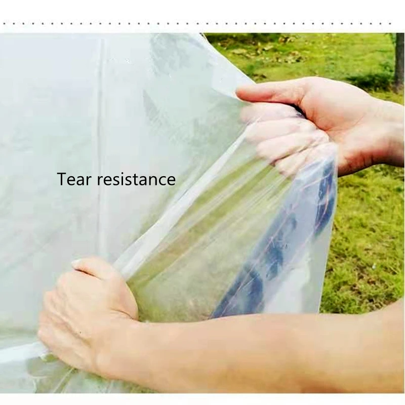 Thickening Transparent Rainproof Cloth PE Film Balcony Garden Tarpaulin Greenhouse Succulent Plant Keep Warm Rainproof Cloth