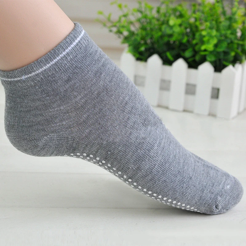 Chaussettes de Yoga coordonnantes en coton pour femmes, 1 paire, en silicone, pour gymnastique, Pilates, ballet, fitness, sport, danse, respirantes,