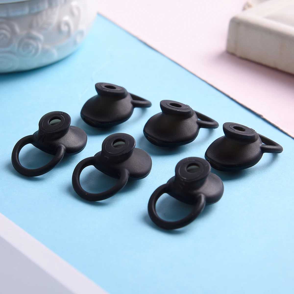 3pcs Silicone Ear Tips for HUAWEI B5 TalkBand Eartips Smart Bracelet Ear Hook Bluetooth Headset Tips Earbuds Avoid Falling Off