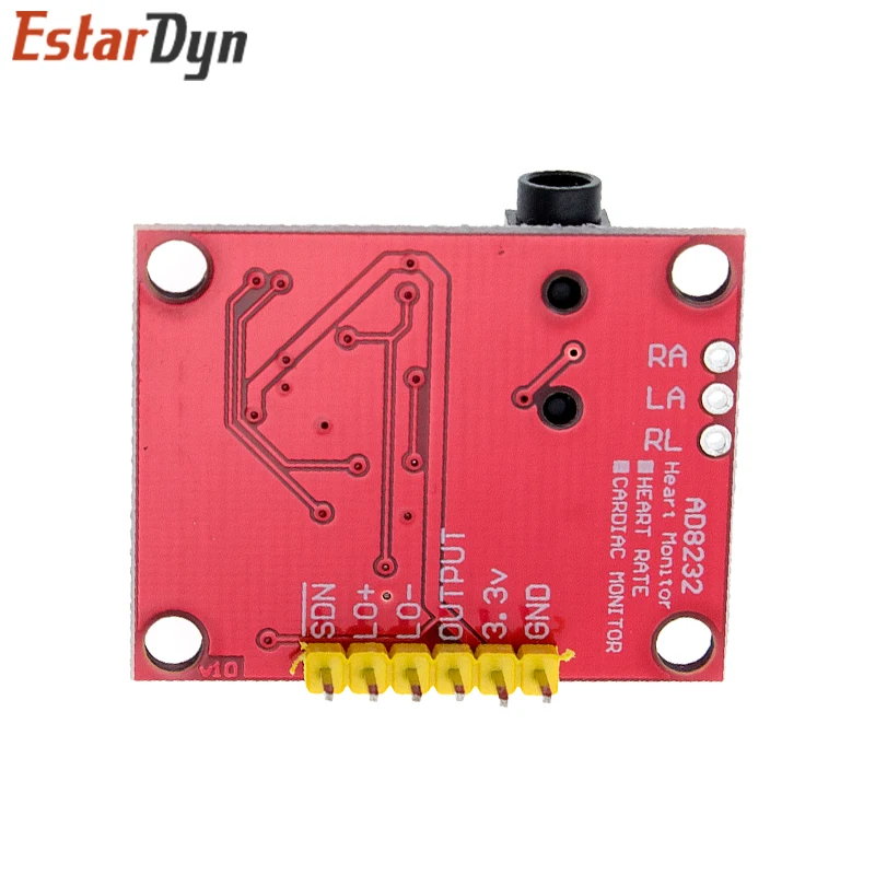 AD8232 Modul EKG AD8232 Kit Modul Sensor Pemantau EKG Jantung Pulsa Pengukuran EKG Diy