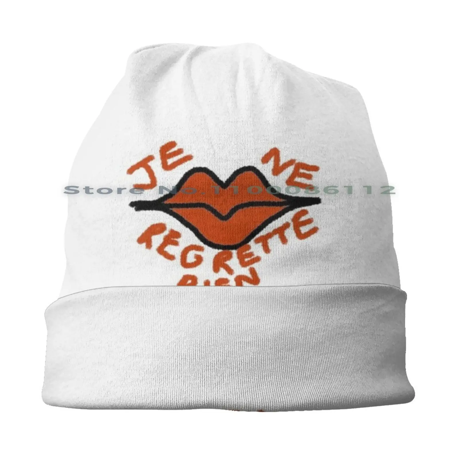 Je Ne Regrette Rien. Beanies Knit Hat Edith Piaf Je Ne Regrette Rien French France Canada Paris Eiffel Tower Learning Society