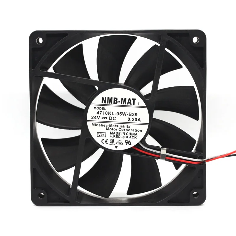 

New original NMB 4710KL-05W-B39 12025 24V 0.2A 12CM stall warning inverter cooling fan