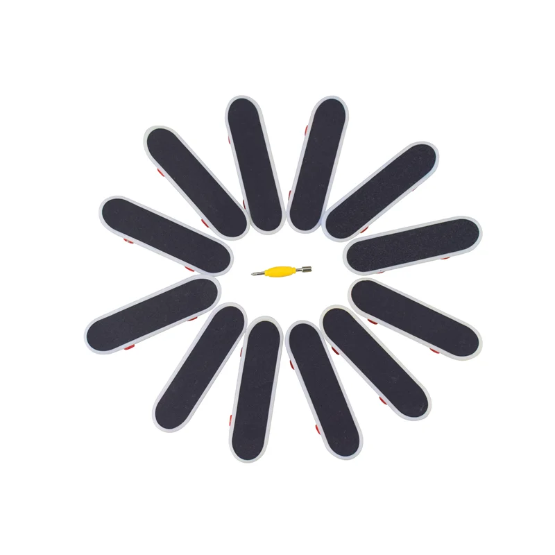 12PCS Finger Scooter Intellectual Toy Creative Fingertip Alloy Finger Sports Toy Novelty Toy Gift