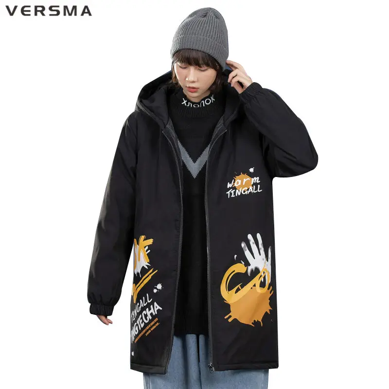 

VERSMA Hip Hop Mens Long Trench Coat Overcoat Men Winter Korean Style Clothing Men Windbreaker Jacket Coat Men 5XL Dropshipping