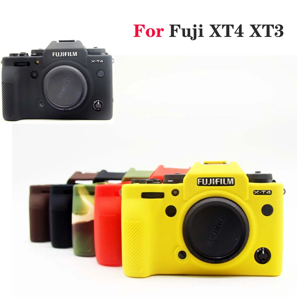 Soft Rubber Silicone Skin Protective DSLR Camera Bag Body Cover Protector Case  For Fujifilm X-T4 X-T3 Fuji XT4 XT3