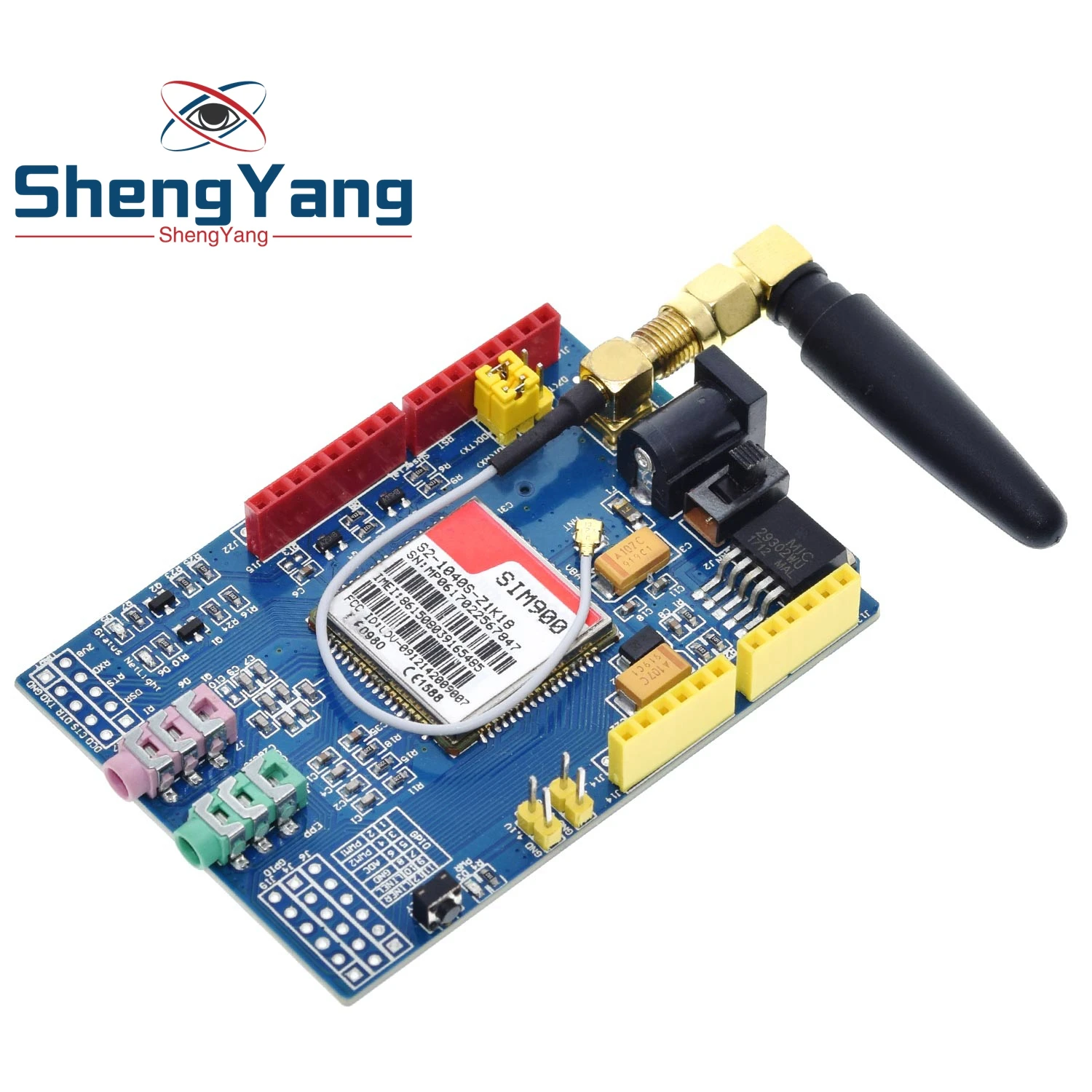 TZT SIM900 850/900/1800/1900 MHz GPRS/GSM Development Board Module Kit For Arduino