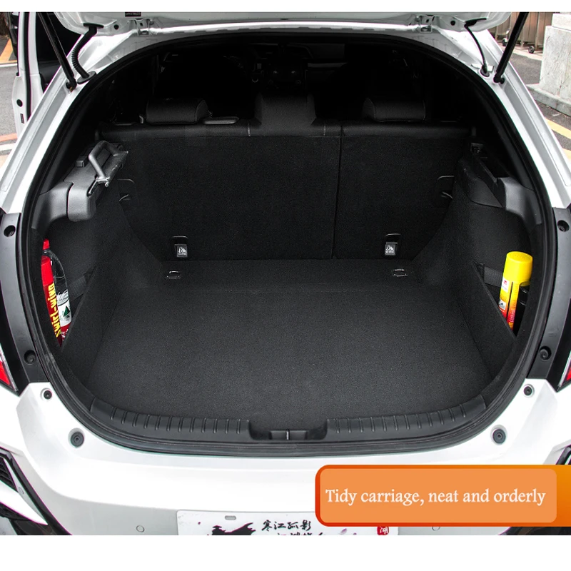 2pcs Storage Partitions On Both Sides Of The Car Trunk Tool Storage Box Interior Decoration For Honda Civic 10th Car Accessories