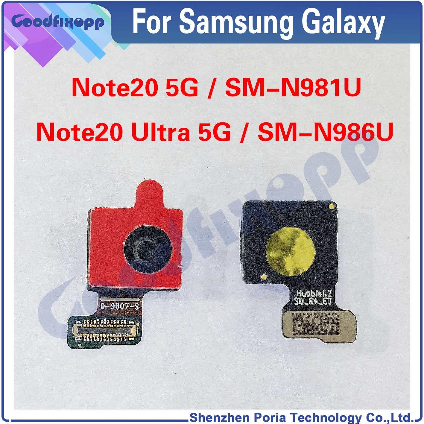 For Samsung Galaxy Note20 5G N981 N981U Phone Rear Camera Modules Back Big Camera For Note 20 Ultra N986 N986U N986N N9860 Parts