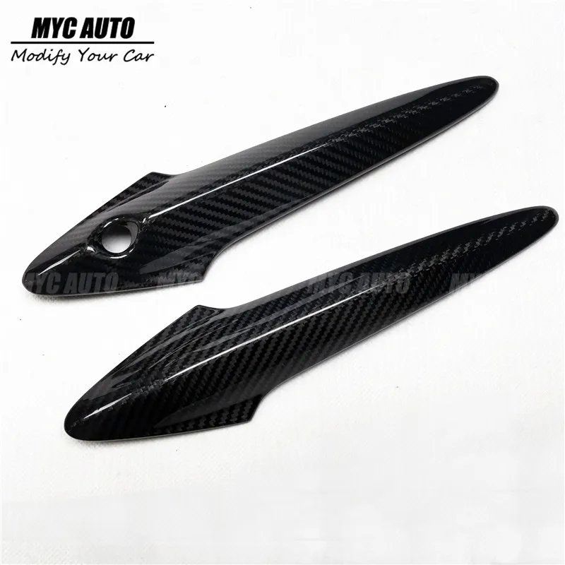 For Honda Civic FN FK FN2 TYPE R Carbon Fiber Exterior Door Handle Cover Trim 2006 2007 2008 2009 2010 2011 Euro Civic Only