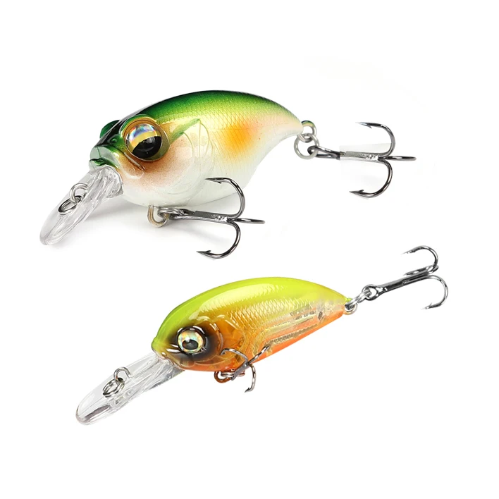 2021 Japanese Design Hard Fishing Lure 38mm 8g 39mm4.8g Mini Crank Bait For Pike Perch Bass Floating Crankbait Pesca