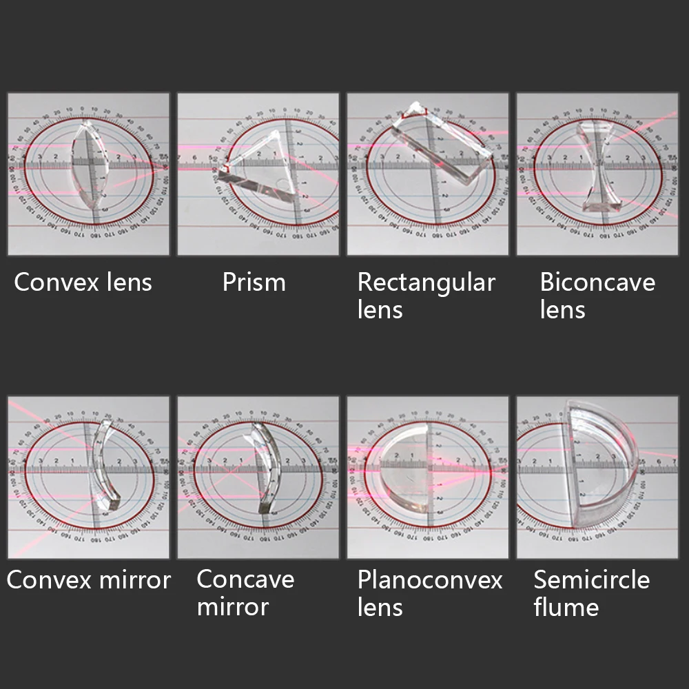 Set di esperimenti di ottica fisica esperimento di imaging a foro stenopeico esperimento RGB vari esperimenti ottici insegnamento dimostrazione fai