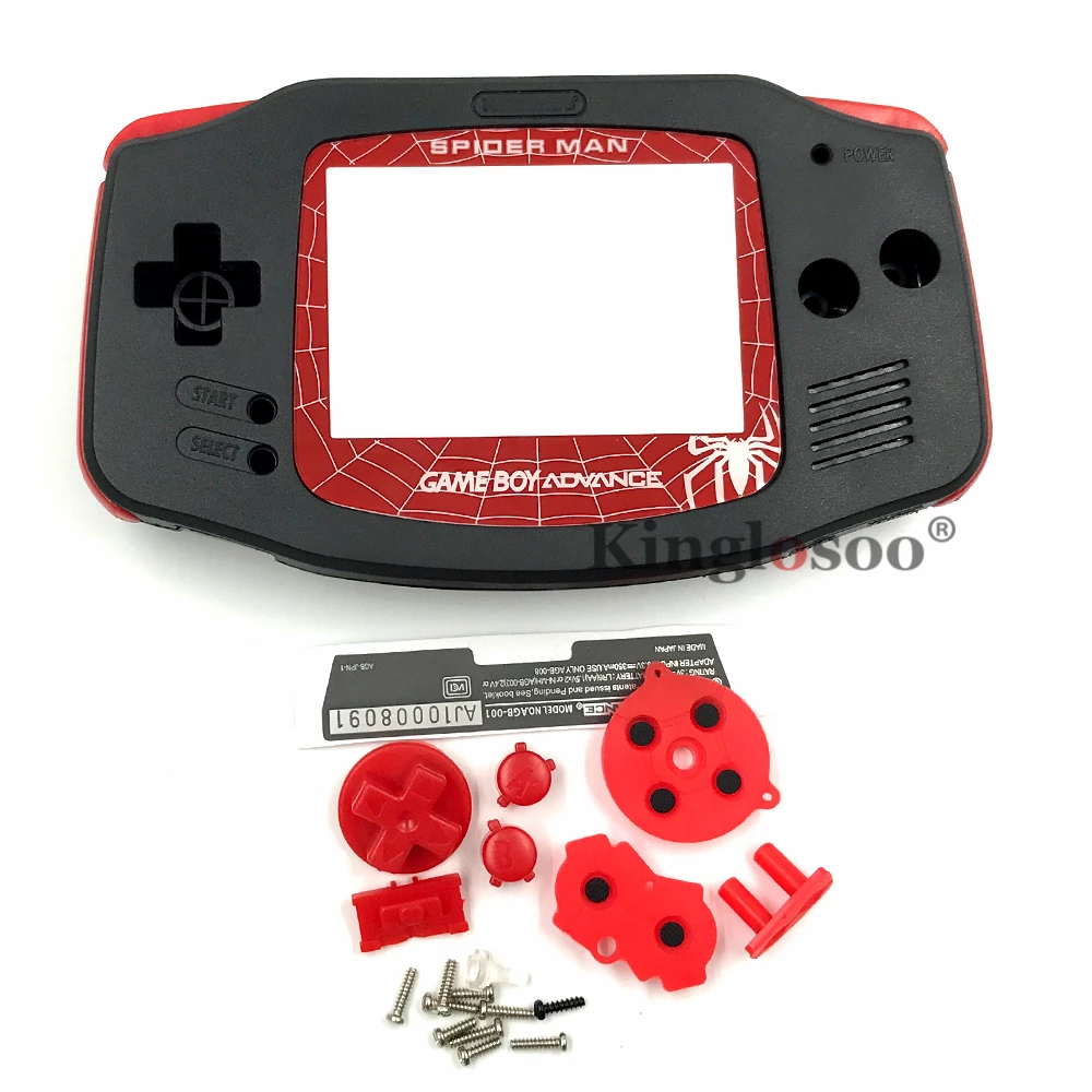 Pre-cut IPS shell case dla Game Boy Advance zamiennik dla GBA IPS szklana soczewka ekranu