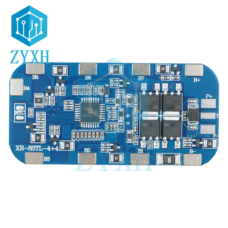 BMS 8S 24V 10A 5A LiFePO4 Battery Balance Charge Board Common Port Short Circuit Protection For Power Bank/Electric Tools