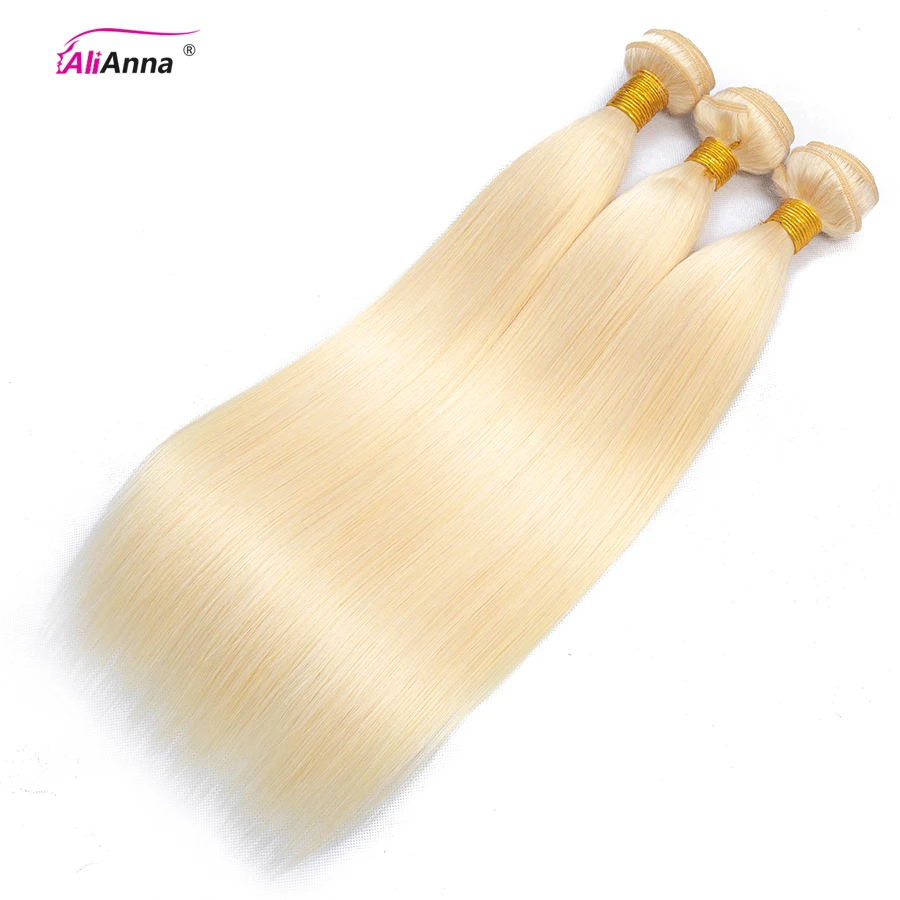 Brasilianische Haarwebart Bundles Honig Blonde Bundles Remy Menschenhaar Verlängerung Gerade Haar Bundles 30 zoll 613 Bundles Haar