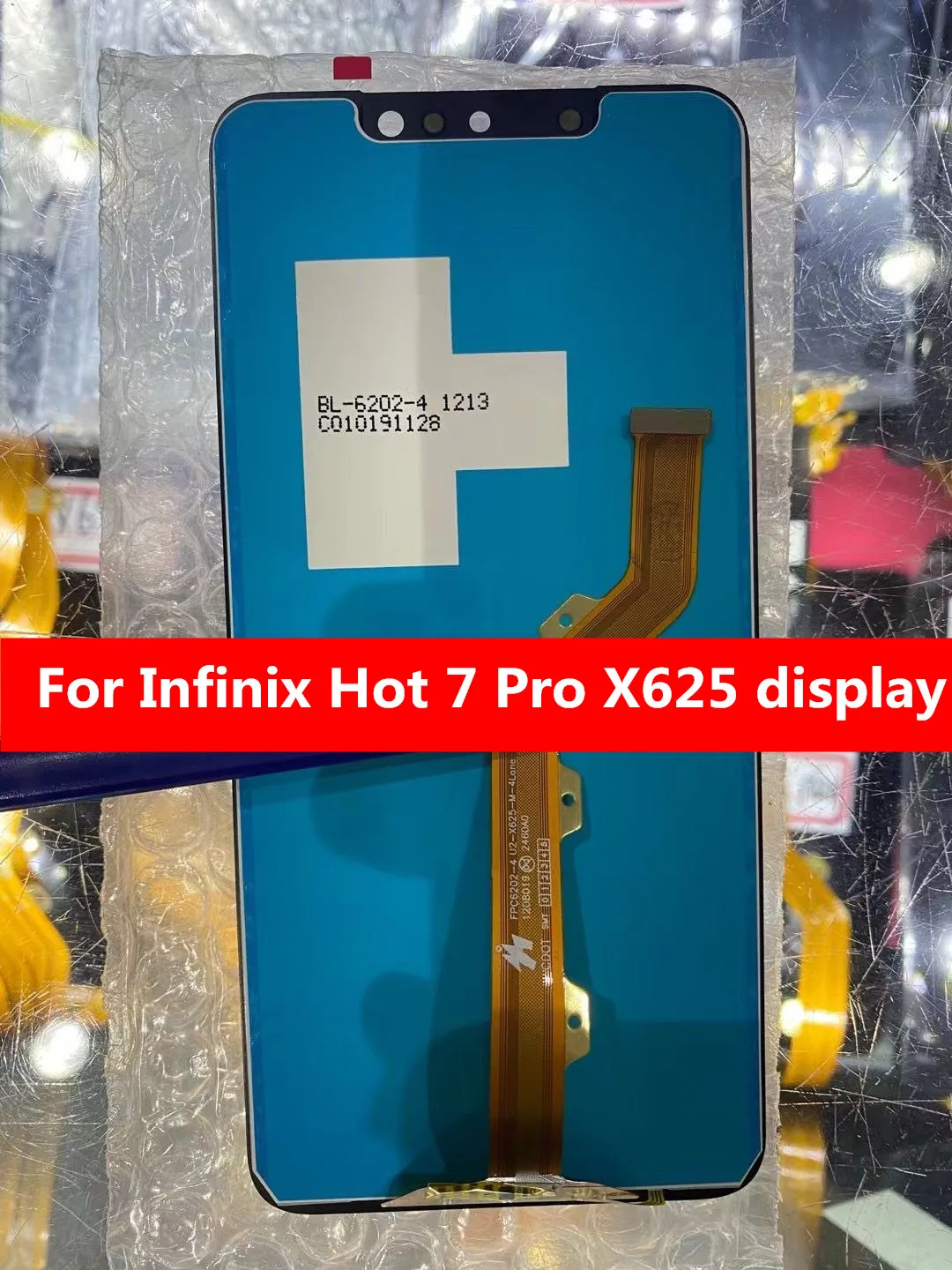 

ЖК-дисплей для Infinix Hot 7 pro X625 x625B x625c, дисплей с сенсорным экраном и дигитайзером Infinix, полная сборка, замена