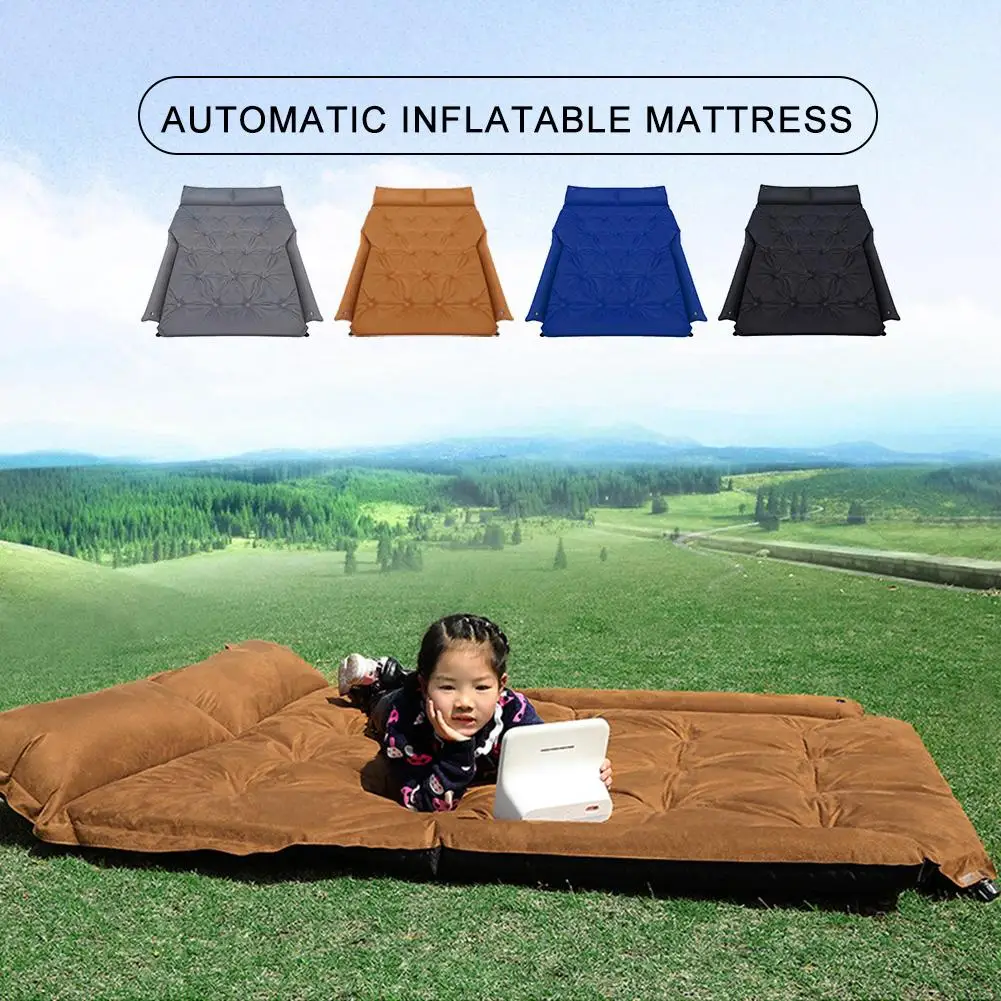 Car Travel Mattress Portable Inflatable auto Bed Back Seat Air Mattress Airbed For Rest Sleep Camping Sofa Cushion Bed