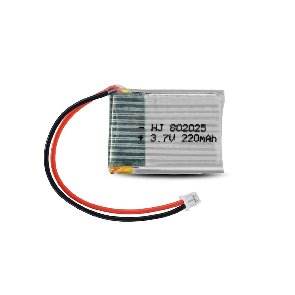 3.7V 220mAh Lipo batteria ricaricabile PH1.25 spina per HS210 E010 NH010 751823 per JJRC H36 RC Drone pezzi di ricambio 3.7v batteria