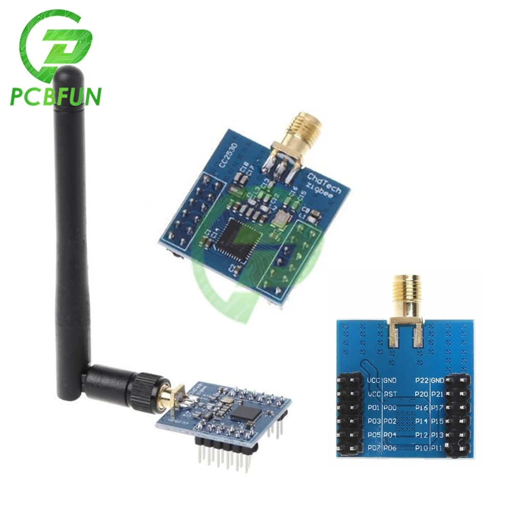 Zigbee Module Ti CC2530 Serial Wireless Development Board Module 24MHz 12-bit 8 Channel RF Standard for ZigBee 6LoWPAN 802.15.4