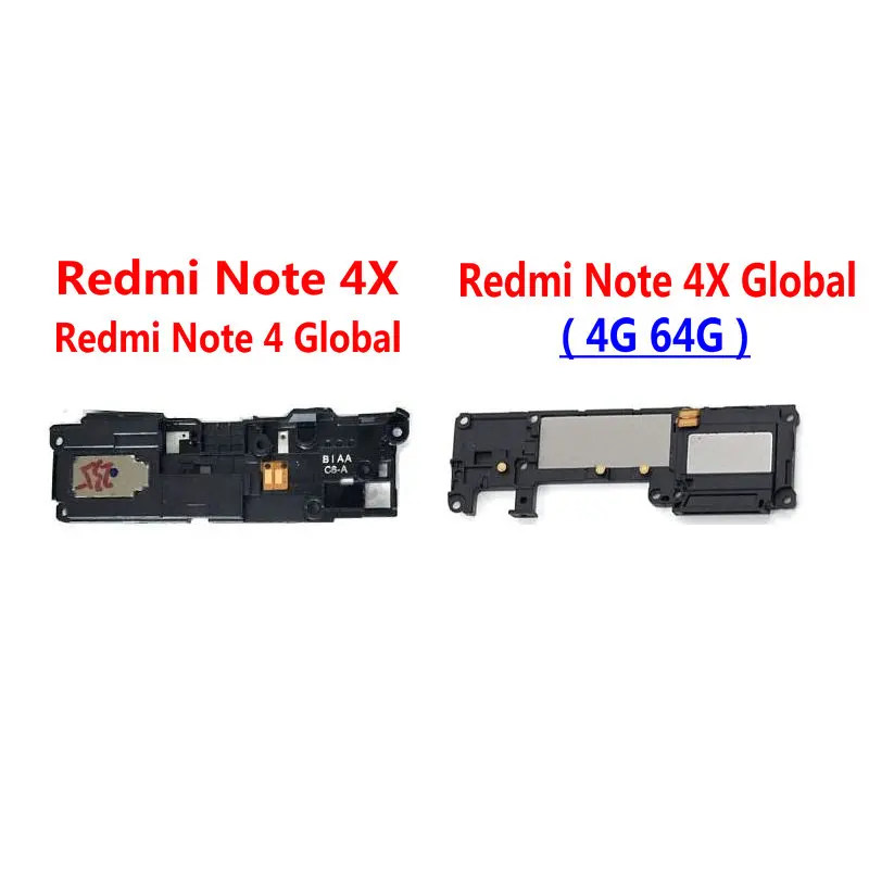 New Loudspeaker Loud Speaker for Xiaomi Redmi Note 4 4X 4Xpro Global Buzzer Ringer Board Replacement Parts