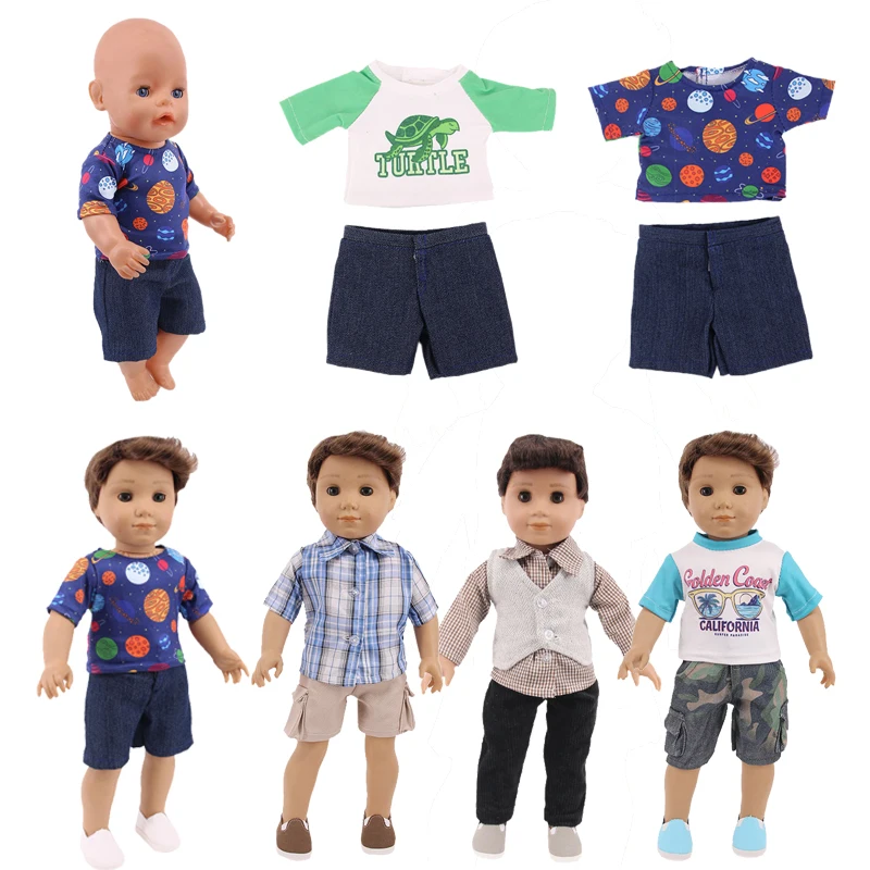 New Doll clothes 5 Styles Clothes Accessories Fit 18 Inch American&43 CM Born Baby Generation,Russian DIY Birthday Girl's Gift